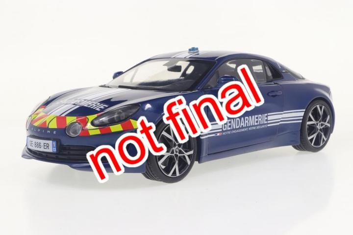 Produktbild Solido 1:18 Alpine A110 Gendarmerie blau