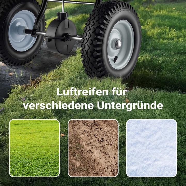 Immagine prodotto Wiltec Spandiconcime GT1507 con capacità di 29 litri e gancio per fertilizzanti, sementi, sale stradale e
