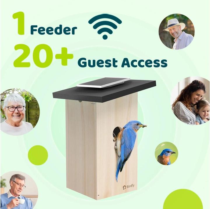 Produktbild Netvue Vogelhaus Nistkasten mit Kamera und Solar