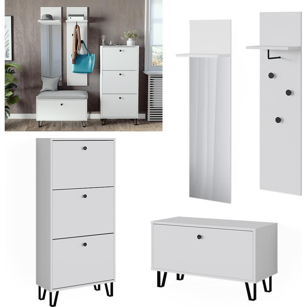 Thumbnail - Vicco, Garderobe + Kleiderhaken, Siri