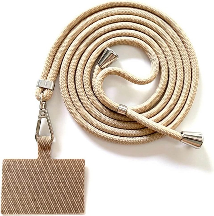 Immagine prodotto Cover-Discount Cordino universale a catena per cellulare beige