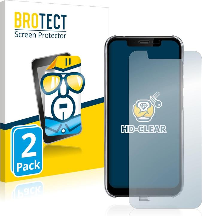 Actual product image BROTECT Screen Protector Clear (2 Piece, Gigaset GS195 LS)