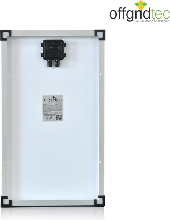 Image du produit Offgridtec OFF 3-01-001530 - Panneau solaire, Mono, 12 V, 30 W (30 W, 2.50 kg)