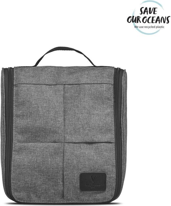 Cimi Vittorio - Hang-up Washbag in Grey