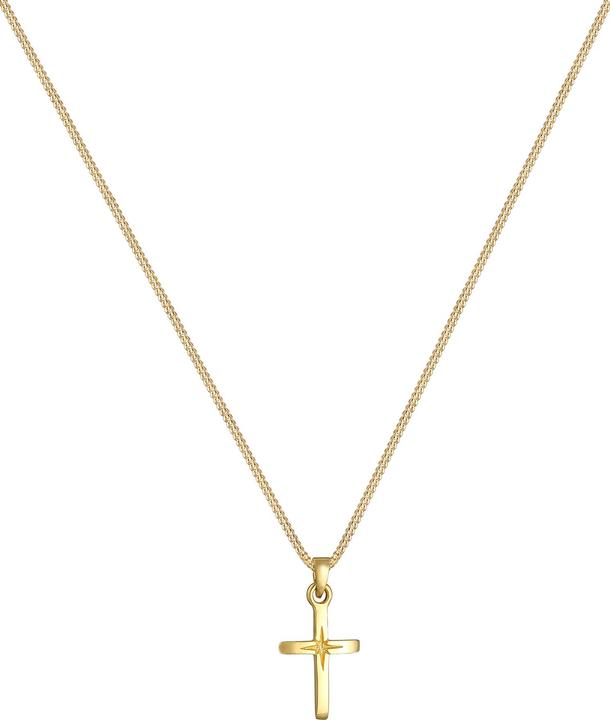 Image du produit Elli Collier Croix symbole pendentif religion 925 argent sterling (Argent sterling 925, 45 cm)