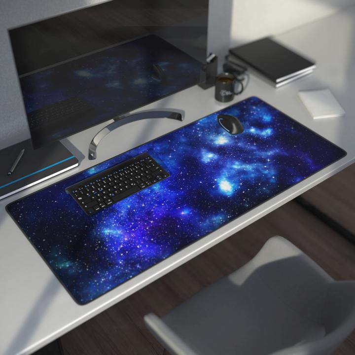 Actual product image CSL Gaming Mouse Pad, XXL Mouse Mat 900 x 400mm, Precision & Speed, Blue Stars (XXL)