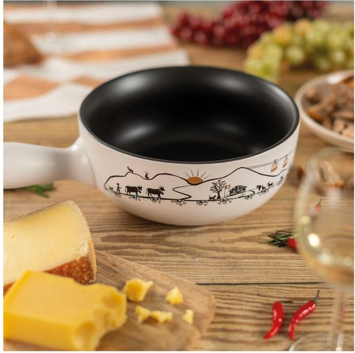 Actual product image Kuhn Rikon Fondue pot Gondel white Ø 23 cm (2.60 l)