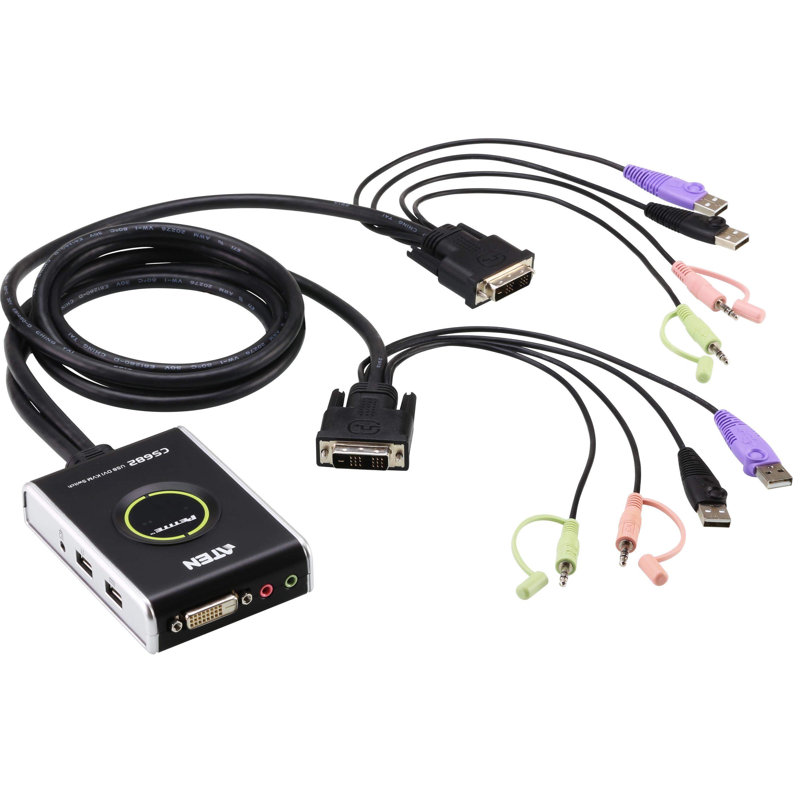 Aten Cs682, KVM Switch, Schwarz