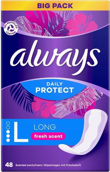 Produktbild Always Daily Protect Long (48 x, Slipeinlagen)