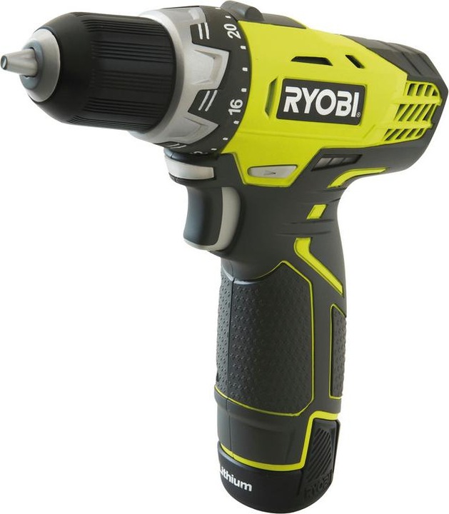 Actual product image Ryobi R12DD-L13S cordless drill driver (Rechargeable battery operated)