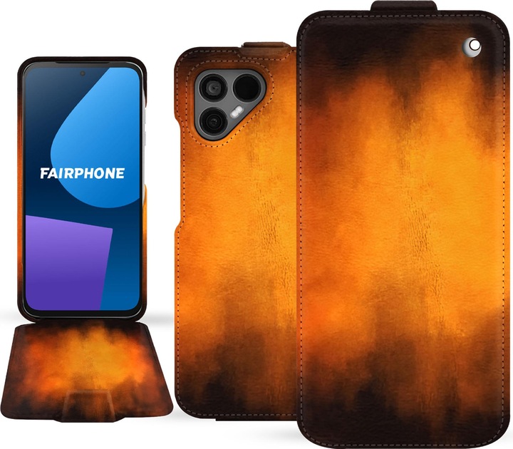 Actual product image Noreve Vertical leather shell (OnePlus 5)