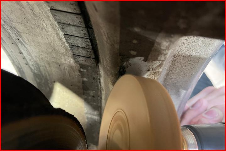 Actual product image KS Tools Rubber eraser disc, 88mm