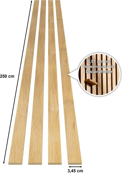 Produktbild DIY-Wood Acous Stix (3.5 x 250 cm)