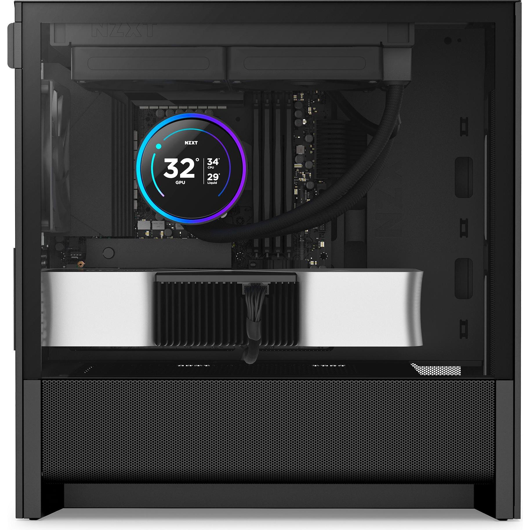 NZXT H3 Flow (Mini-ITX, mATX), PC Gehäuse, Schwarz