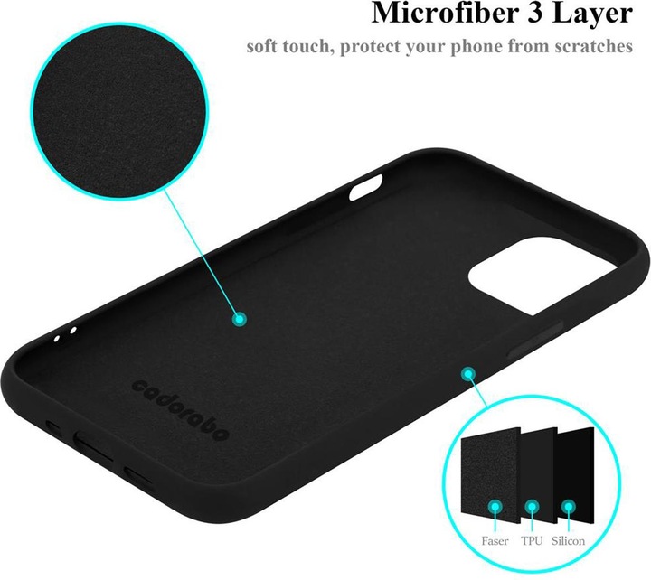 Produktbild Cadorabo TPU Liquid Silicone Case Cover (Apple iPhone 12 mini)