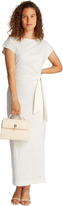 Image du produit Tommy Hilfiger Vestito Midi con Scollo a Barca e Nodo (S)
