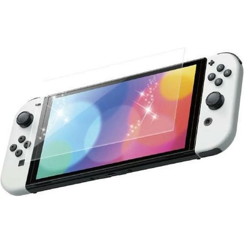 MU Budget Schutzglas Displayschutz (Switch OLED), Weiteres Gaming Zubehör, Transparent