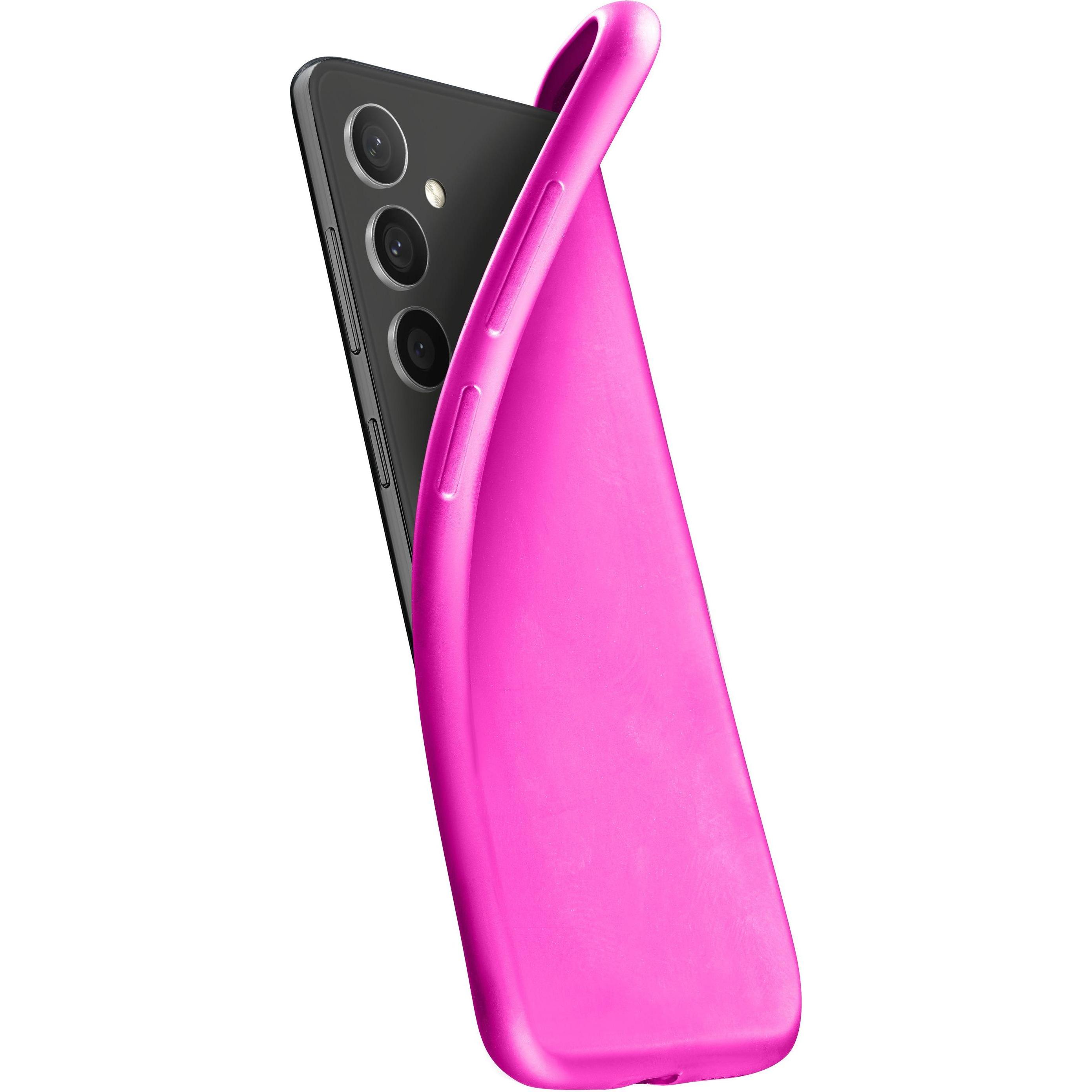 Cellularline Rubber Case Chroma (Samsung Galaxy A14, Samsung Galaxy A14 5G), Smartphone Hülle, Pink