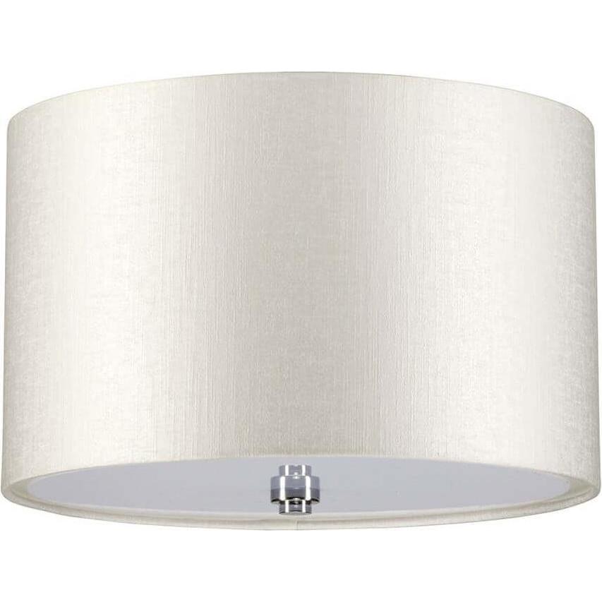 Thumbnail - Elstead Lighting, Wandleuchte + Deckenleuchte, Fletcher Deckenleuchte E27 3-fach 35cm Poliertes Chrom Elfenbein (E27)