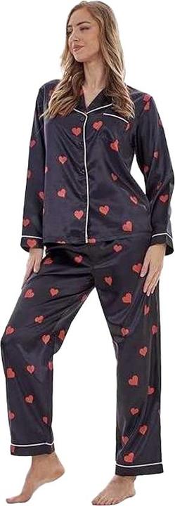 Produktbild Keanu Schlafanzug mit langer Hose Satin (34, 36)
