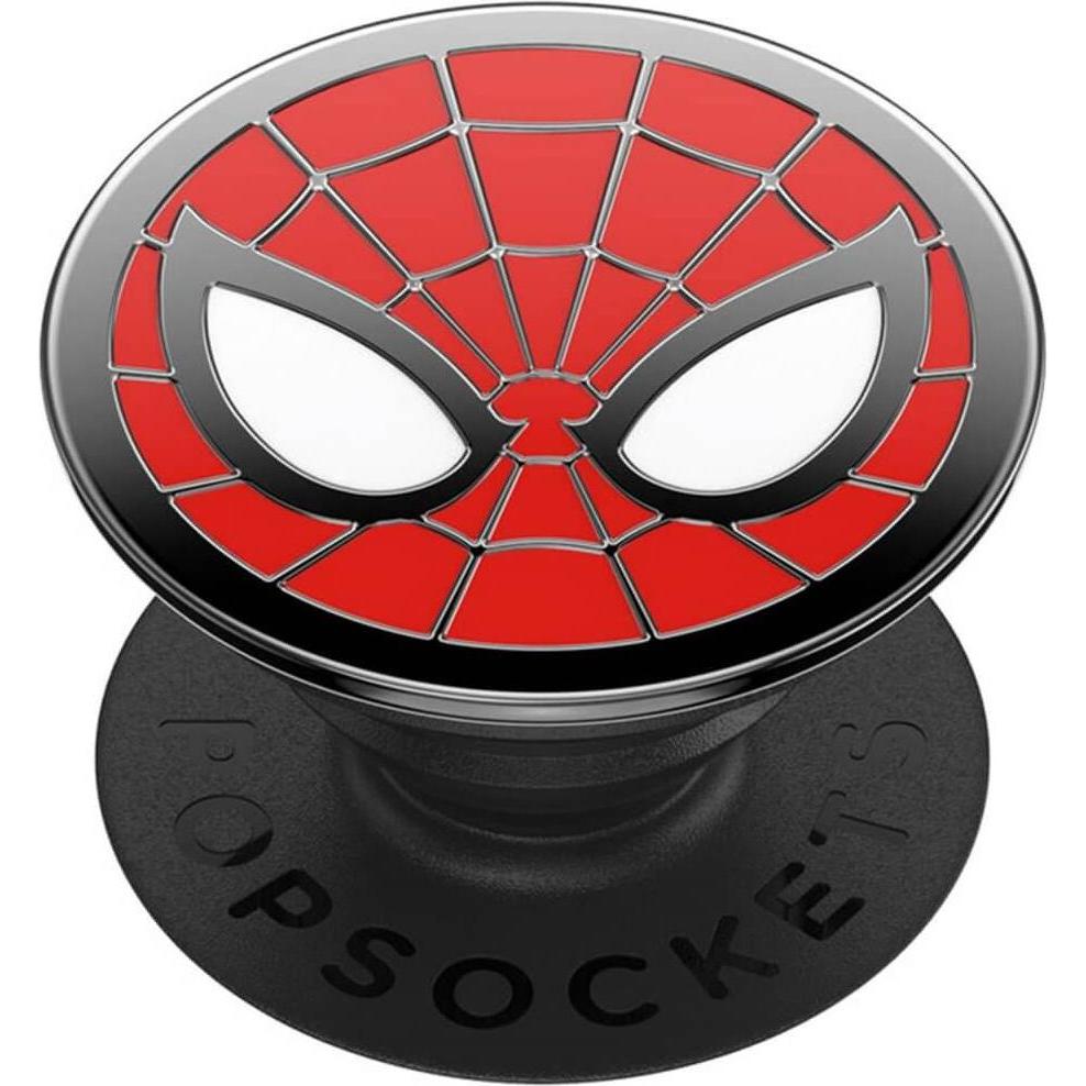 PopSockets PopGrip Luxe Enamel Spiderman, Smartphone Halterung, Schwarz