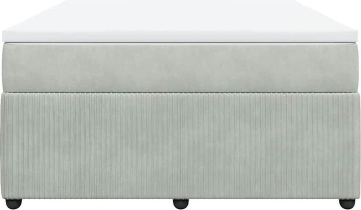 Image du produit vidaXL Bo x lit de saut avec matelas 140 x 200 cm velours (140 x 200)