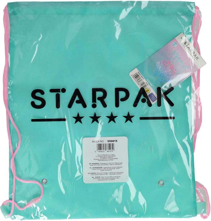 Starpak Turnbeutel Shell Blau