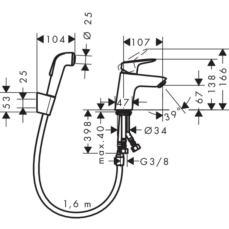 Thumbnail - hansgrohe, Badarmatur, Logis