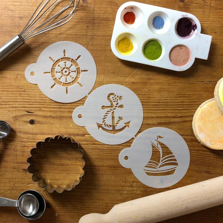 Actual product image Designer Stencils Sailor Joy Stencils