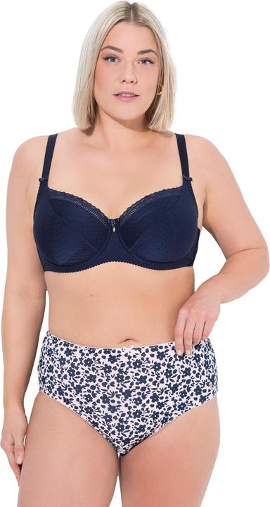 Produktbild Ulla Popken Midislips, 5er-Pack, Blumen/einfarbig (54)