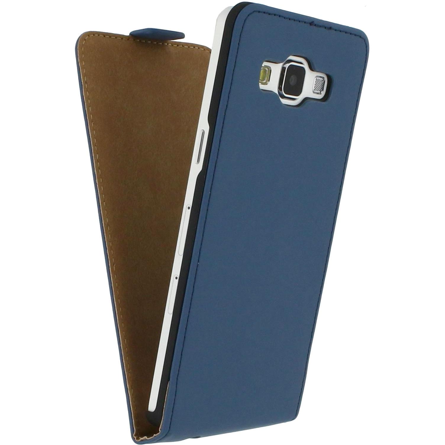Mobilize Ultra Slim Flip Case (Samsung Galaxy A5), Smartphone Hülle, Blau