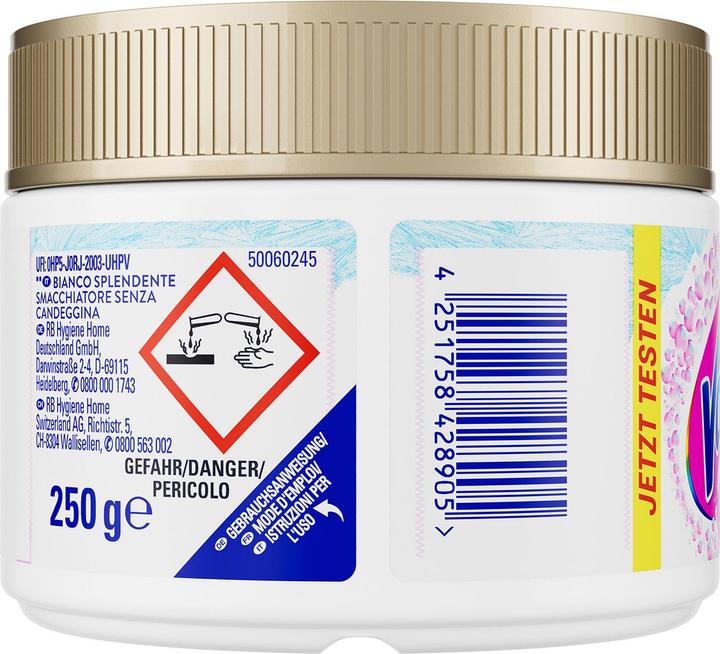 Produktbild Vanish Oxi Action Powerweiss Fleckentferner ohne Chlor 250g (Waschpulver)