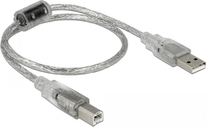 Actual product image Delock USB-A to USB-B (0.50 m, USB 2.0)