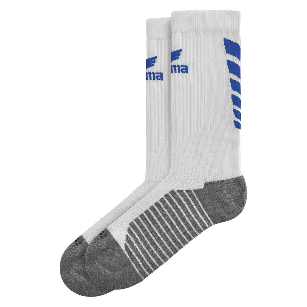 Erima, Unisex, Sportsocken, Six Wings Socks (35 - 38), Blau, Weiss