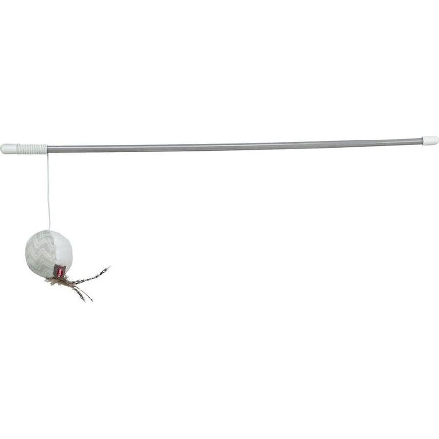 Canne à pêche pour chat avec balle Trixie