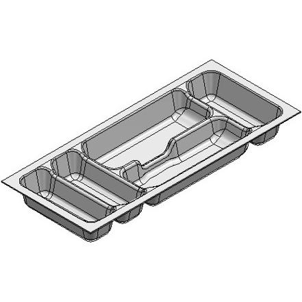 Agoform Besteckeinsätze Standard, Besteckkasten, Grau