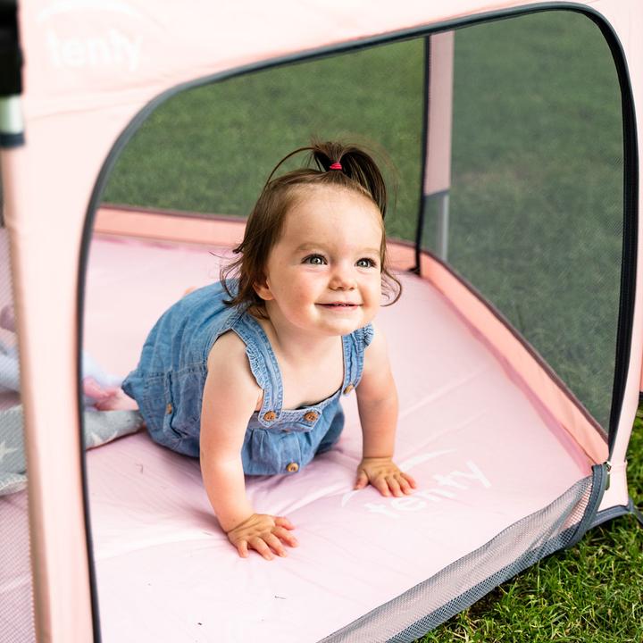 Immagine prodotto Tenty Playpen rosa (100 cm, 150 cm)