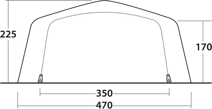 Produktbild Outwell Knoxville 7SA (Tunnelzelt, 53.20 kg, 7 Personen)