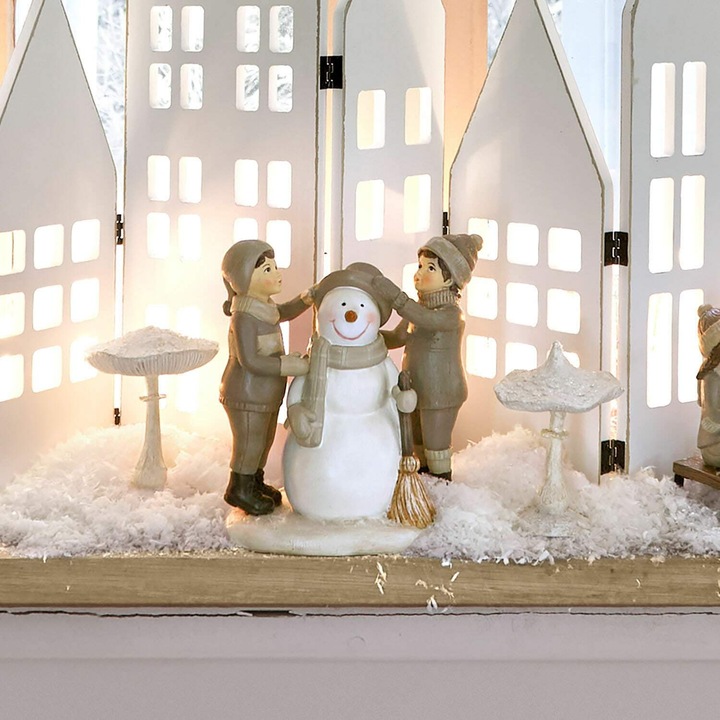 Immagine prodotto Loberon Set di 2 funghi decorativi Viresto bianco