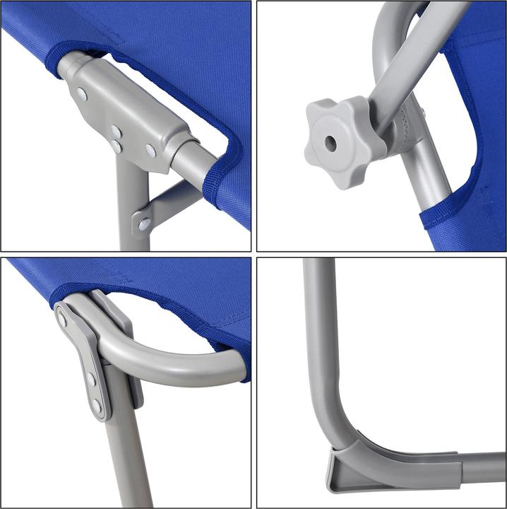 Produktbild Casaria 2x Klappliege Hawaii (195 cm)