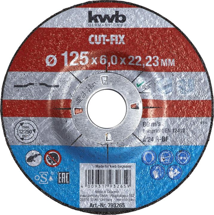 Actual product image kwb Roughing disc