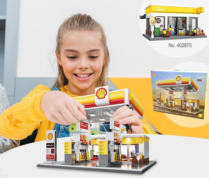 Image du produit Cada Shell Tankstelle mit Shop und Waschanlage Bricks