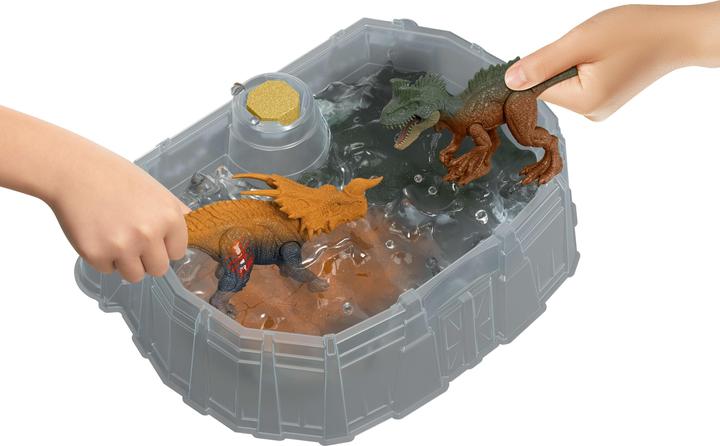 Image du produit Mattel JURASSIC WORLD DINO REVEAL BATTLE PACK Piatnitzkysaurus vs. Einiosaurus