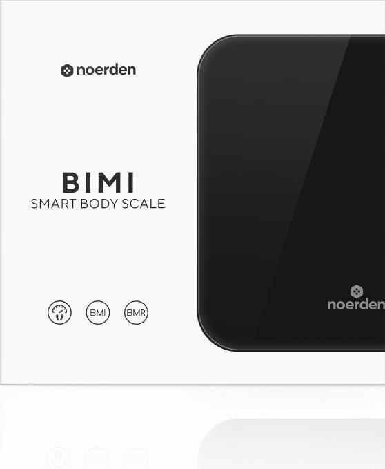 Immagine prodotto Noerden Bilancia pesapersone BIMI Smart nera per un massimo di 180,0 kg (180 kg)