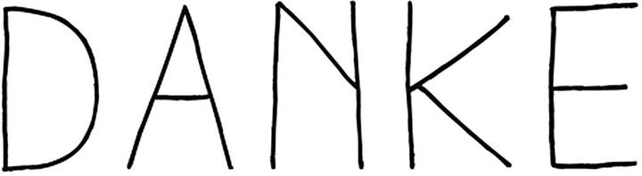 Produktbild Rico Design Stempel Danke