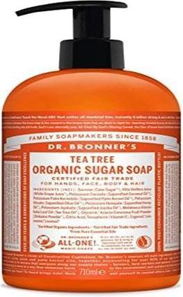 Produktbild Dr. Bronner's Organic Sugar Soap Tea Tree 710 ml (710 ml)