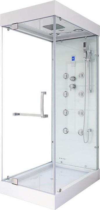 Produktbild Home Deluxe Dampfdusche mit Wasserfall und LED-Beleuchtung WATERFALL M, 80x120x220cm