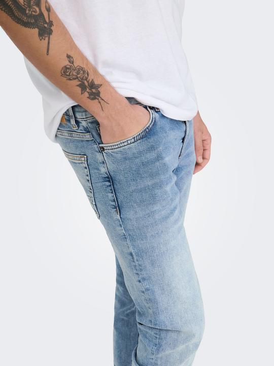 Produktbild Only & Sons ONSLoom Blue Wash Slim Fit Jeans (W29/L30)