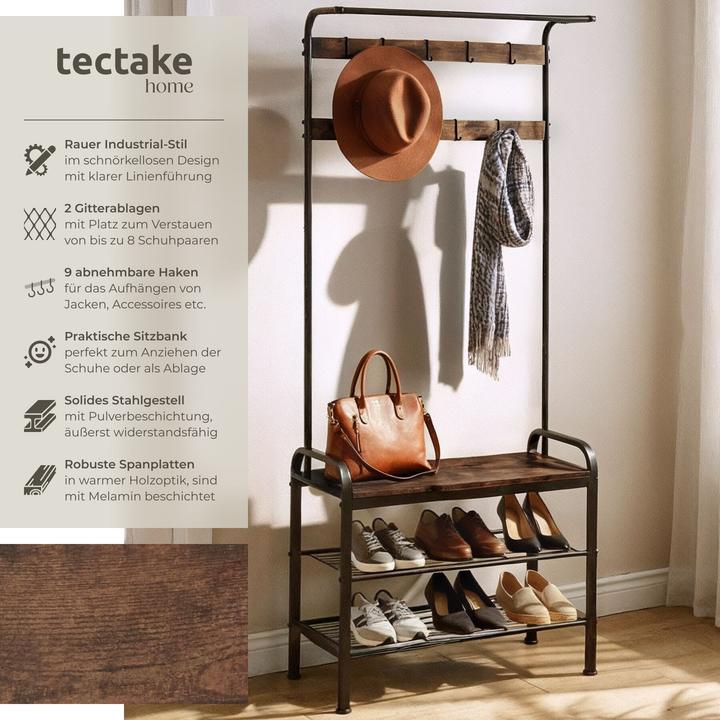 Produktbild tectake Garderobe