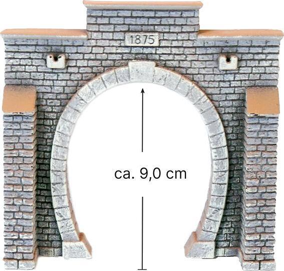 Produktbild Noch H0 Tunnel-Portal PROFI plus 1g